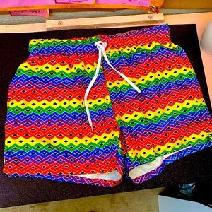 NEW,Men’s Elastic waist Swim Shorts size “L”